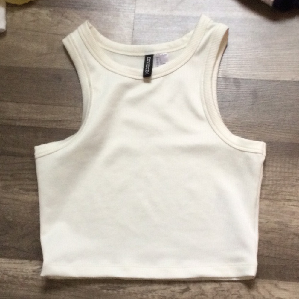 White tank top